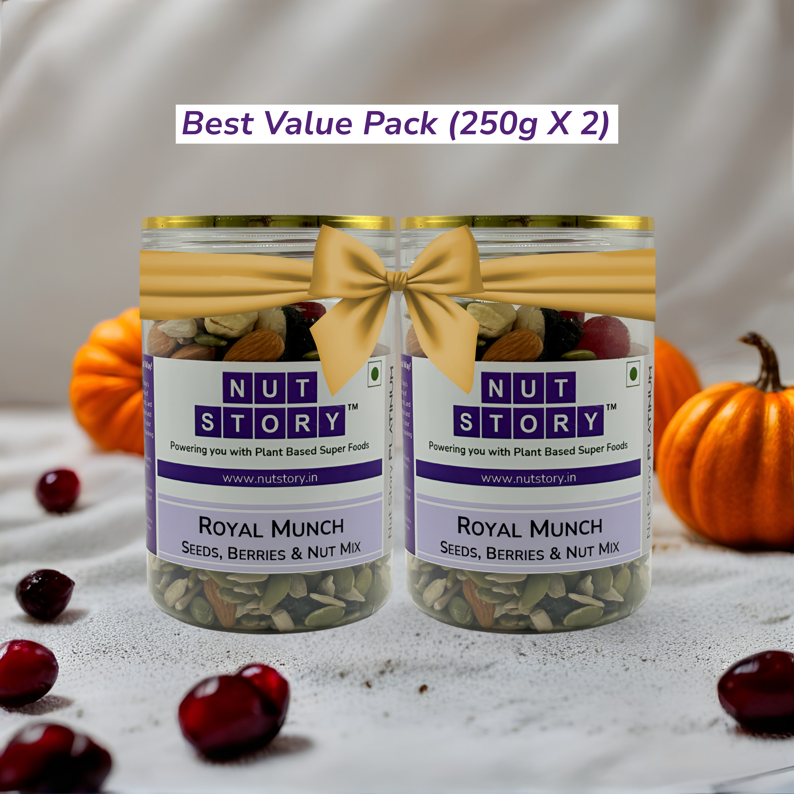 Nut Story Royal Munch | 👑 Seeds, Berries & Nut Mix | Platinum Trail Mix